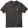 Custom Carhartt Workwear Pocket Short Sleeve T-Shirt. Carbon Heather Gray