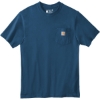 Custom Carhartt Workwear Pocket Short Sleeve T-Shirt. Lakeshore Blue