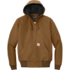 Custom Carhartt Tall Quilted-Flannel-Lined Duck Active Jac. Carhartt® Brown
