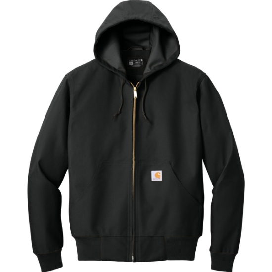 Custom Carhartt Tall Thermal-Lined Duck Active Jac. Black