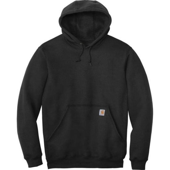 Custom Carhartt Tall Midweight Hooded Sweatshirt Black