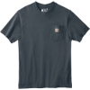 Custom Carhartt Tall Workwear Pocket Short Sleeve T-Shirt. Bluestone