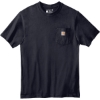 Custom Carhartt Tall Workwear Pocket Short Sleeve T-Shirt. Navy Blue