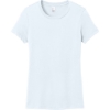 Custom District Womens Perfect Weight Tee. Bright White