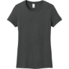 Custom District Womens Perfect Weight Tee. Charcoal Gray