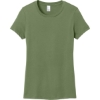 Custom District Womens Perfect Weight Tee. Fresh Fatigue