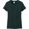Custom District Womens Perfect Weight Tee. Rainforest Green