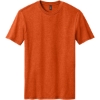Custom District Perfect Blend CVC Tee. Deep Orange Heather