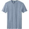 Custom District Perfect Blend CVC Tee. Flint Blue Heather