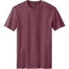Custom District Perfect Blend CVC Tee. Heathered Cardinal Red