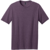 Custom District Perfect Blend CVC Tee. Heathered Eggplant Purple