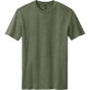 Custom District Perfect Blend CVC Tee. Heathered Olive Green