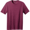 Custom District Perfect Blend CVC Tee. Raspberry Purple Fleck