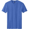 Custom District Perfect Blend CVC Tee. Royal Blue Frost