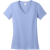 Custom District - Womens Perfect Weight V-Neck Tee. Soft Lilac Purple