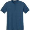 Custom District Perfect Tri Tee. Heathered Neptune Blue