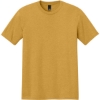 Custom District Perfect Tri Tee. Ochre Yellow Heather
