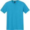 Custom District Perfect Tri Tee. Turquoise Blue Frost