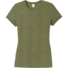 Custom District Womens Perfect Tri Tee. Military Green Frost