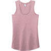Custom District Womens Perfect Tri Racerback Tank. Heathered Lavender Purple