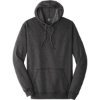 Custom District Lightweight Fleece Hoodie. Heathered Black