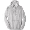 Custom District Lightweight Fleece Hoodie. Hthrd Grey