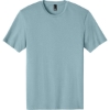 Custom District Perfect Weight Tee. Blue Fog