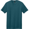 Custom District Perfect Weight Tee. Caribbean Blue Heather