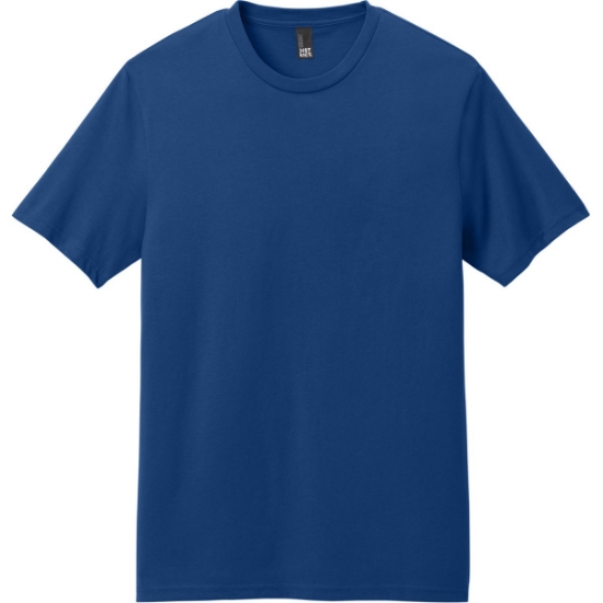 Custom District Perfect Weight Icon Tee Deep Royal Blue