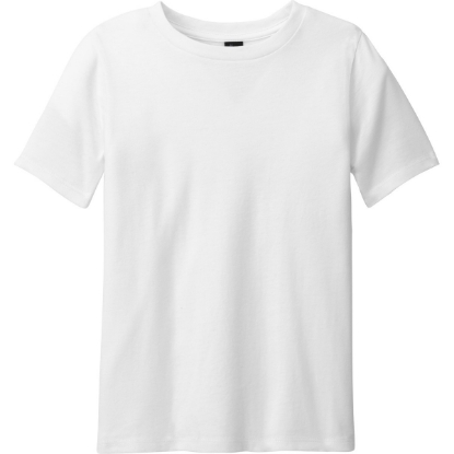 Custom District Youth Perfect Blend CVC Tee White