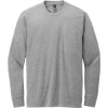 Custom District Perfect Blend CVC Long Sleeve Tee GreyFrost