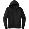 Custom District Perfect Weight Fleece Full-Zip Hoodie Jet Black