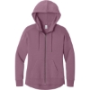 Custom District Womens Perfect Weight Fleece Drop Shoulder Full-Zip Hoodie OrchidHaze