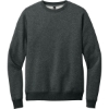 Custom District Perfect Weight Fleece Crew Heathered Charcoal Gray