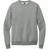 Custom District Perfect Weight Fleece Crew Heathered Steel Gray