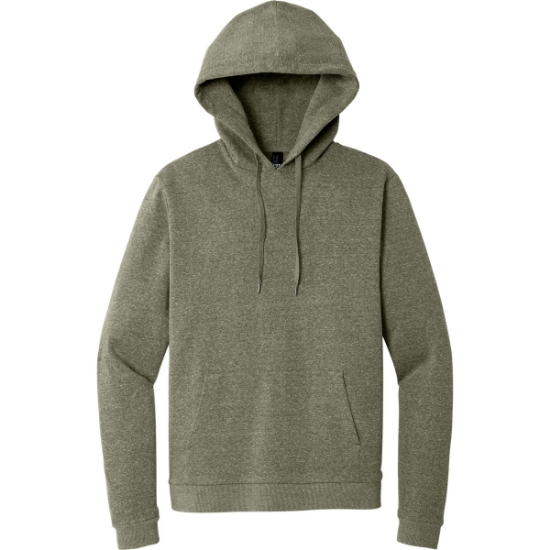 Custom District Perfect Tri Fleece Pullover Hoodie Military Green Frost