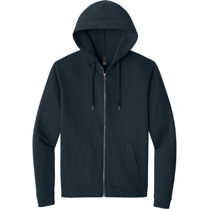 Custom District Perfect Tri Fleece Full-Zip Hoodie New Navy Blue