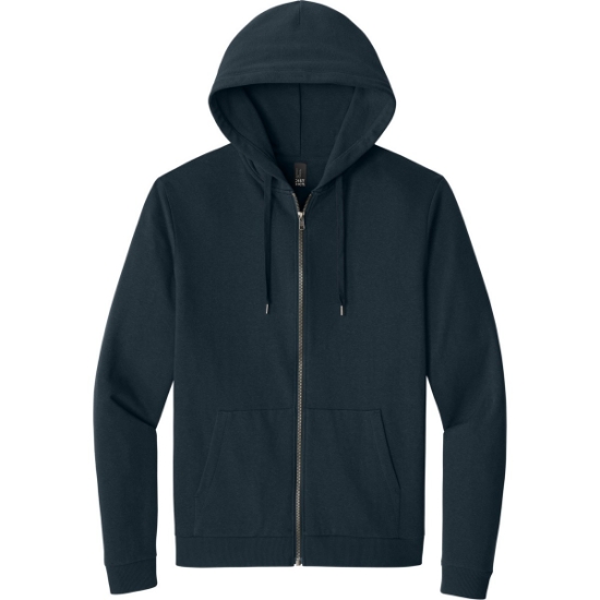 Custom District Perfect Tri Fleece Full-Zip Hoodie New Navy Blue