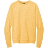 Custom District Perfect Tri Fleece Crewneck Sweatshirt Ochre Yellow Heather