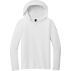 Custom District Youth Perfect Tri Long Sleeve Hoodie White