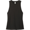 Custom District Womens Perfect Tri Muscle Tank Black