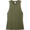 Custom District Womens Perfect Tri Muscle Tank MilGrnFst