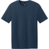 Custom District Perfect Weight CVC Tee Heathered Navy Blue