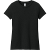 Custom District Womens Perfect Weight CVC Tee Jet Black