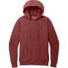 Custom District Wash Fleece Hoodie Garnet Red