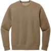 Custom District Wash Fleece Crew Mushroom Brown