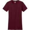 Custom District Womens Fitted The Concert Tee Maroon