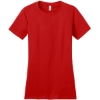 Custom District Womens Fitted The Concert Tee New Red