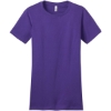 Custom District Womens Fitted The Concert Tee Purple