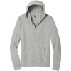 Custom District Medal Full-Zip Hoodie. Light Grey